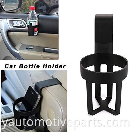 Black Auto Car Vehicle Cup Can Drink Bottle Holders Container Hook for Truck Interior Window Dash Mount